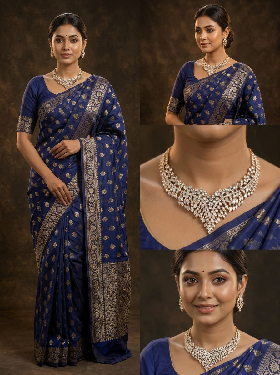 Diamond Cut Necklace (ক্লাসিক গোল্ড)