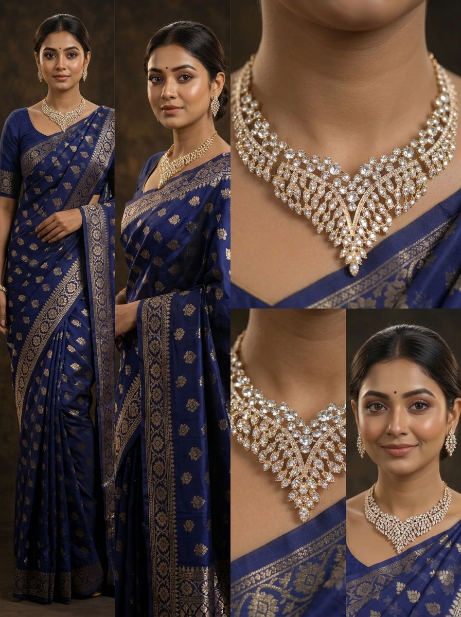 Diamond Cut Necklace (ক্লাসিক গোল্ড)